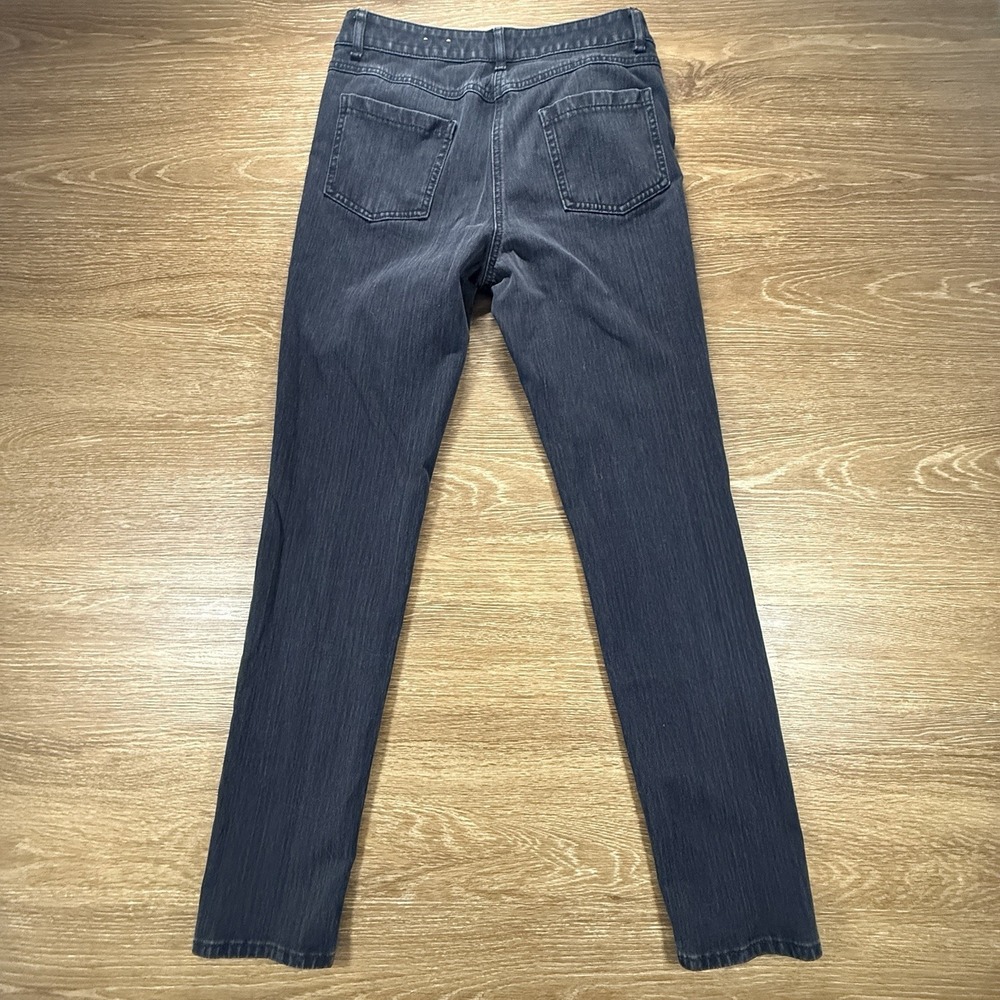 J McLaughlin Women's Black Straight Leg Stretch Jeans Size 6 Dark Wash 30x30 - Picture 10 of 10